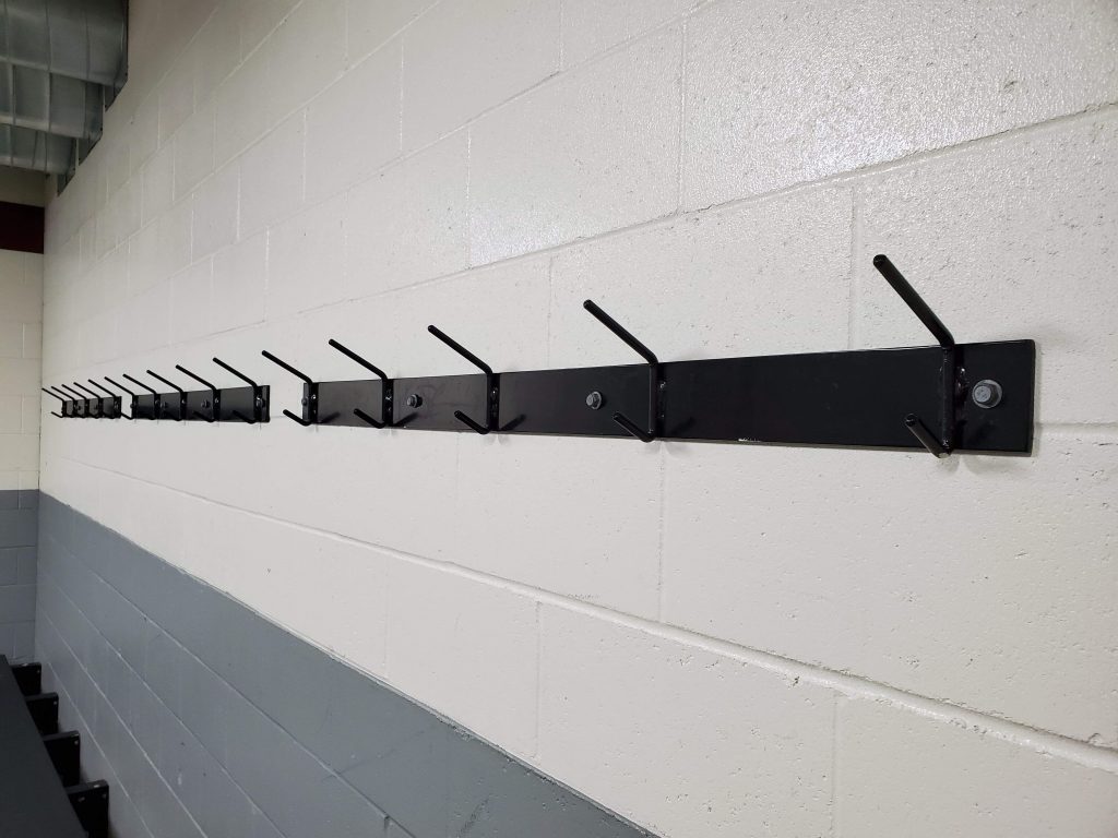 5' Length Dressing Room Hooks Riley Sports