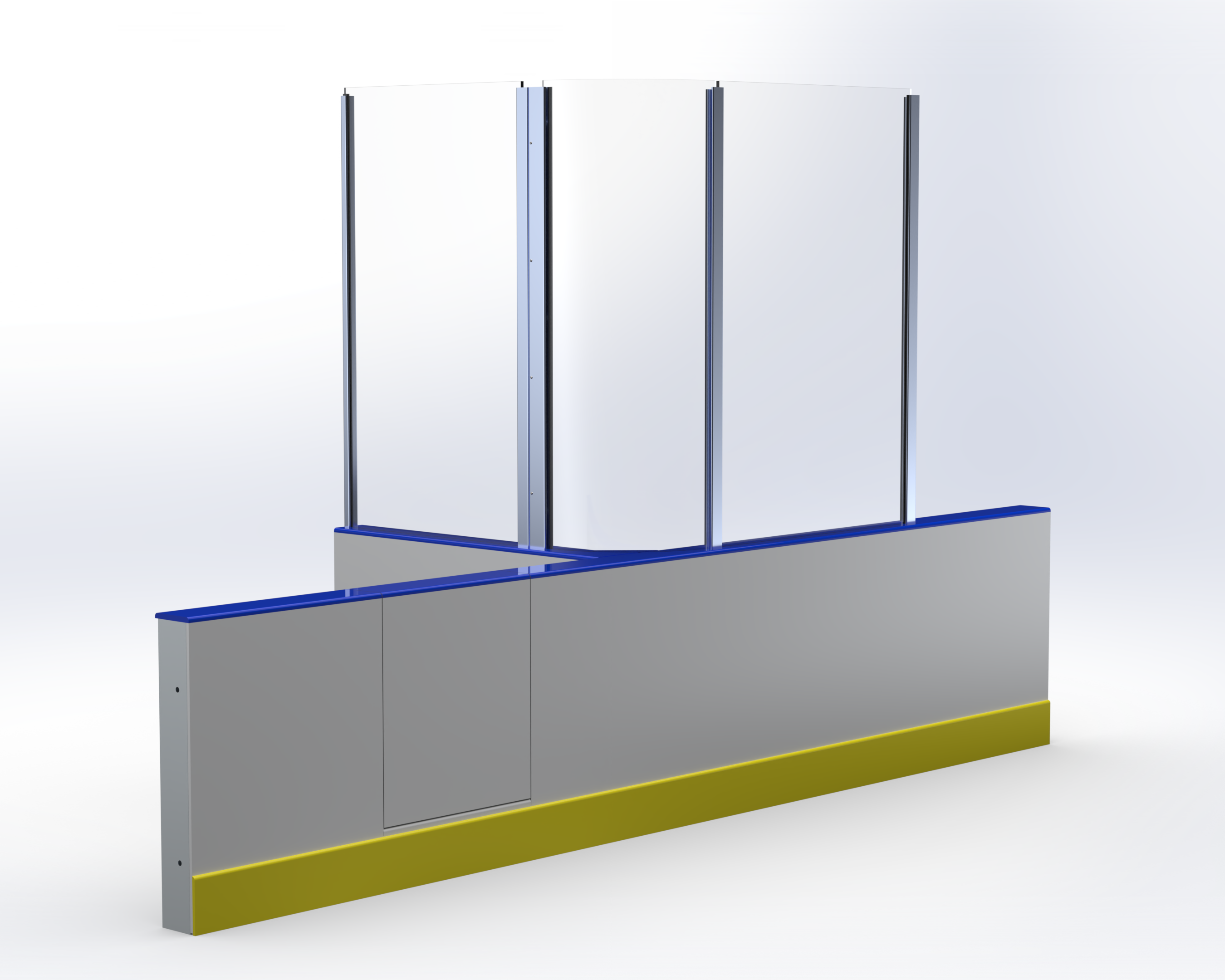 Curved Termination with Absorber